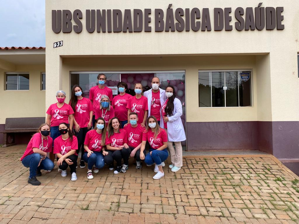 Saúde - Outubro Rosa, a campanha pela prevenção de câncer foi intensificada pela equipe da Secretaria de saúde